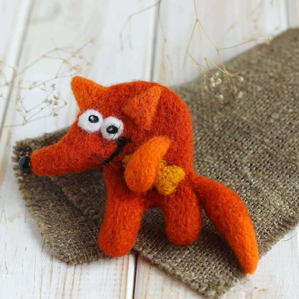 мастер-класс по валянию в Пинске - лиса