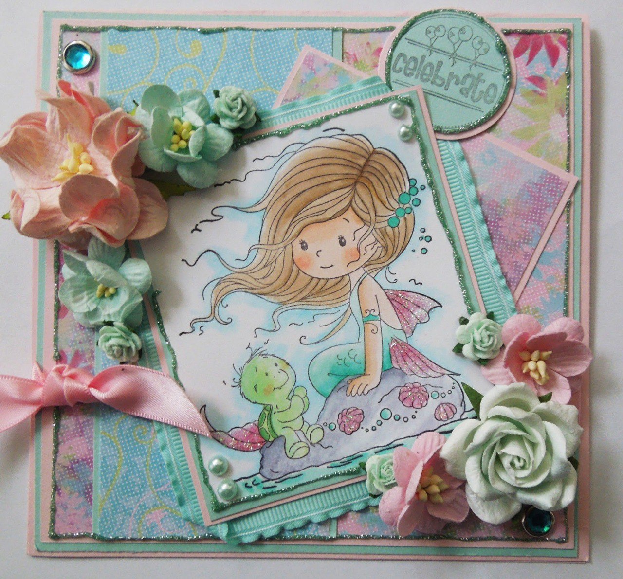 скрапбукинг открытка